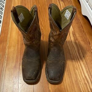 Brown Leather Cowboy Boots